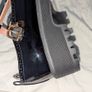 River Island Girls black mary jane heeled shoes UK5 Image 4