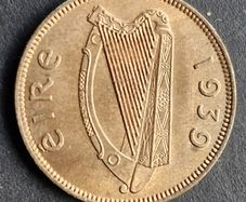 Ireland 1939 Excellent Farthing coin