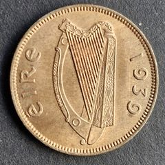 Ireland 1939 Excellent Farthing coin