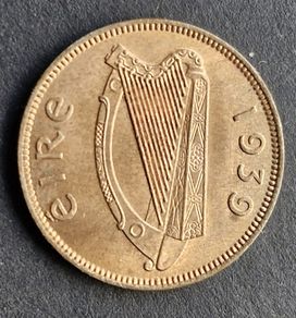 Ireland 1939 Excellent Farthing coin