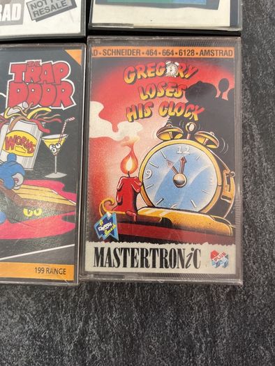 Vintage Amstrad CPC 464 Cassette Game Job Lot (8 Tapes - Bundle)