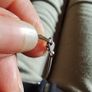 Vintage silver pendant and chain, free shipping! Image 7
