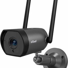 Security Camera Outdoor with 25m Night Vision,4dBi Antenna Wireless WiFi Wired CCTV Camera System,1080P Video Home IP Surveillance Camera,2-Way Audio,Motion Detection,Alarm,IP66,Support PC/App (FREE POSTAGE)