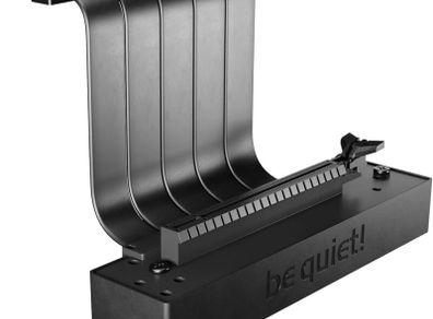 be quiet! Riser Cable for PCIe 4.0 Graphics Card Installation with Vertical GPU Mounting Option, Easy Vertical Installation - Black