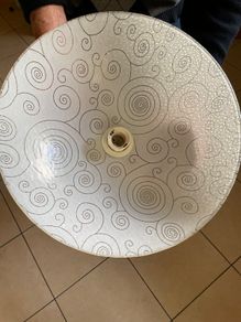35cm Glass Ceiling Light Lampshade