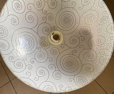 35cm Glass Ceiling Light Lampshade