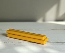 2. Beeswax taper candles. Table candles. Evening candles.