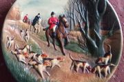 Bossons hunting wall plaque.