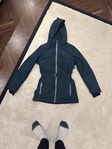 ladies belted ski jacket size 10UK