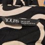 Yours Curve swirl print shirt dress. Image 4
