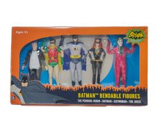 Batman Classic TV Series Bendable Figure 5 Pack NJ Croce