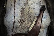 1 Copper Chain Wild Deer Jaw Viking Amulet Talisman Necklace Wasteland Bone Wearable Art