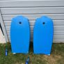 Pair of Blue Olaian Bodyboards with Leashes Image 2