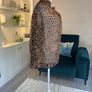 Ladies Monsoon Brown Liza Leopard Print Blouse Image 7