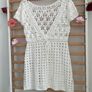 dress 100% cotton crochet cover up tunic Image 2
