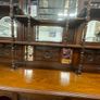 Antique Victorian Carved Walnut Mirror Back Sideboard Image 5