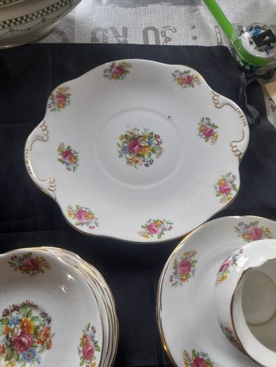 13 Piece Set of Rose Pattern Royal Tara