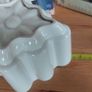 Fabulous Antique Highly Collectable Edwardian Art Deco Ironstone Jelly/Blancmange Mould, by Shelley, in the French (Diamond) Shape, Size 2, Circa 1904 to 1922, Excellent Condition Image 9
