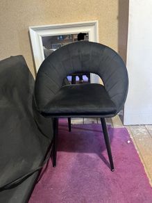 Black Dining Chairs - Set of 2
