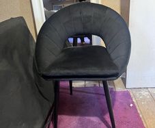 Black Dining Chairs - Set of 2