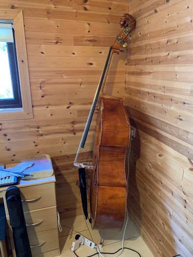 German holzner 3/4 double bass !!