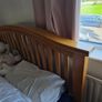 Solid wood double bed Image 5