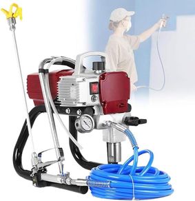 1800W Pro Airless Wall Paint Sprayer Electric Sprayer Gun Adjustable Spray Pressure Wall Paint Spraying Machine
