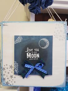 Handmade Sign or Gift - Love You to the Moon