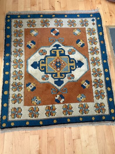 Vintage Turkish Hand Made Wool  Turkish Rug