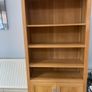 Solid Oak Bookcase / Display Cabinet - Excellent Condition Image 2
