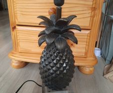 bronze effect pineapple lamp