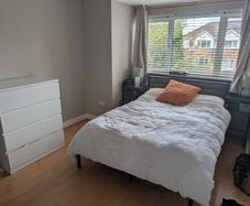 Double Bed, Lockers and Chest of Drawers