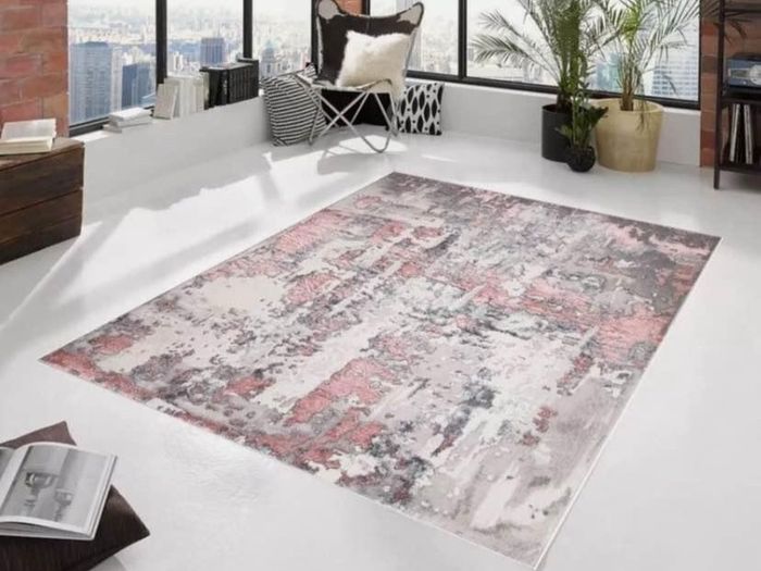 New Luxury, Modern High Quality Abstract Pink  Rug 160/220cm
