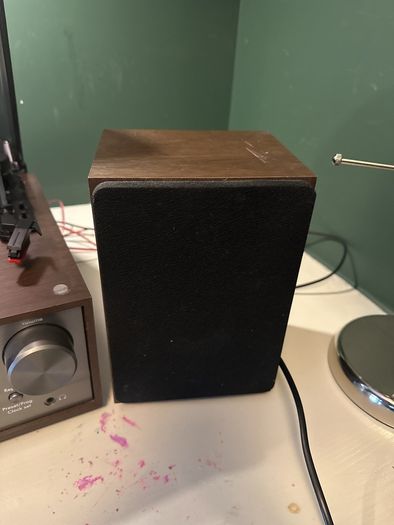 record player and CD