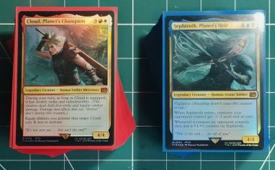 Magic: The Gathering Universes Beyond Final Fantasy Starter Decks Cloud Vs Sephiroth