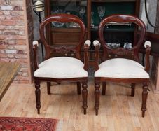 Pair of Mahogany Armchairs