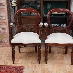 Pair of Mahogany Armchairs