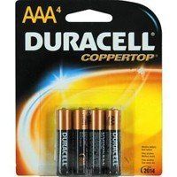 Duracell AAA Battery 4 pack