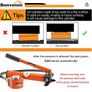 Bonvoisin Single, Portable Low Height Hydraulic Cylinder, FPY-10, 10t, 10mm stroke Image 4