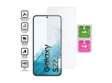 For Samsung Galaxy S22 5G Tempered Glass Screen Protector Guard Case Friendly New - FHT02SMTG