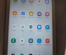 Samsung tablet any network !good for school or children 3-4 times used my daughter, so like new, with accessories