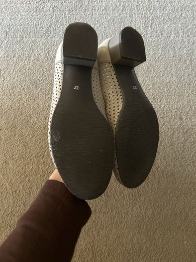 Beige shoes