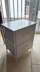 White Bedside Table