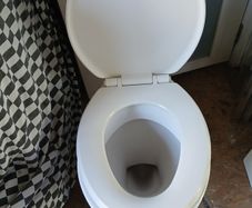 toilet and cistern