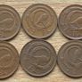 Ireland half penny date run 1971 1975 1976 1978 1980 1982 Image 4