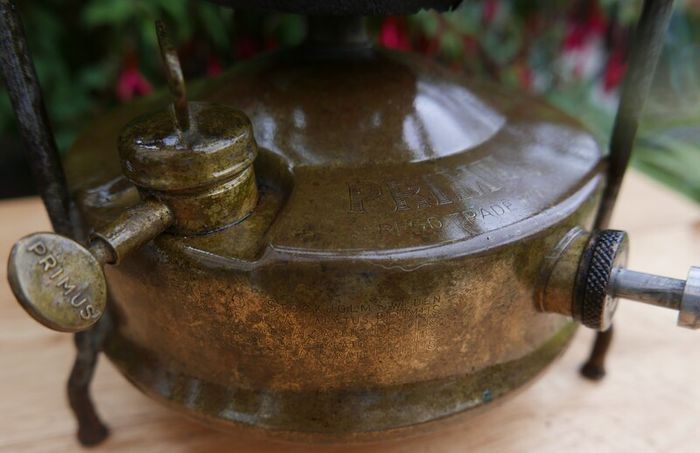 Vintage Original Primus  Brass Camping Paraffin Stove.