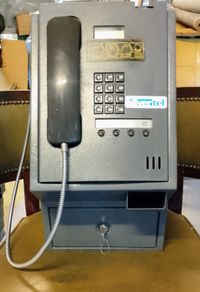 Vintage pay phone