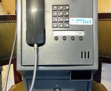 Vintage pay phone
