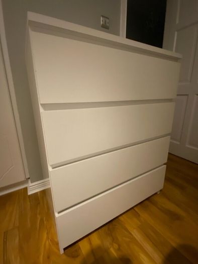 Malm 4 Door Dresser  2 FREE