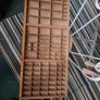 Vintage Wooden Printers Tray Image 5